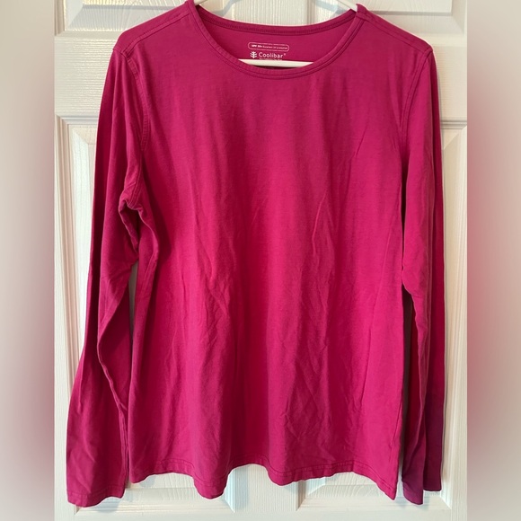 Set of 2 Coolibar UPF 50+ Blue UV Protection Shirts size XL pink and blue - Picture 6 of 8